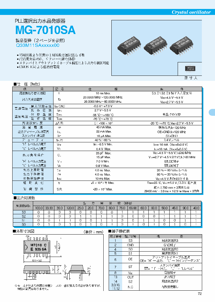 MG-7010SA_1278560.PDF Datasheet