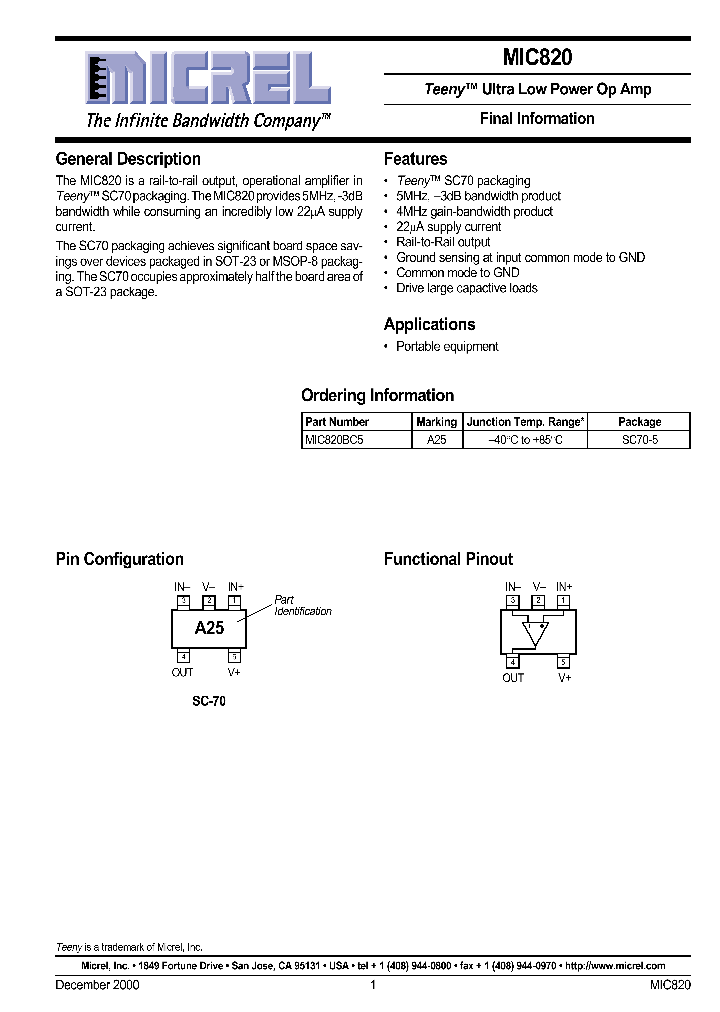 MIC820BC5_1279492.PDF Datasheet