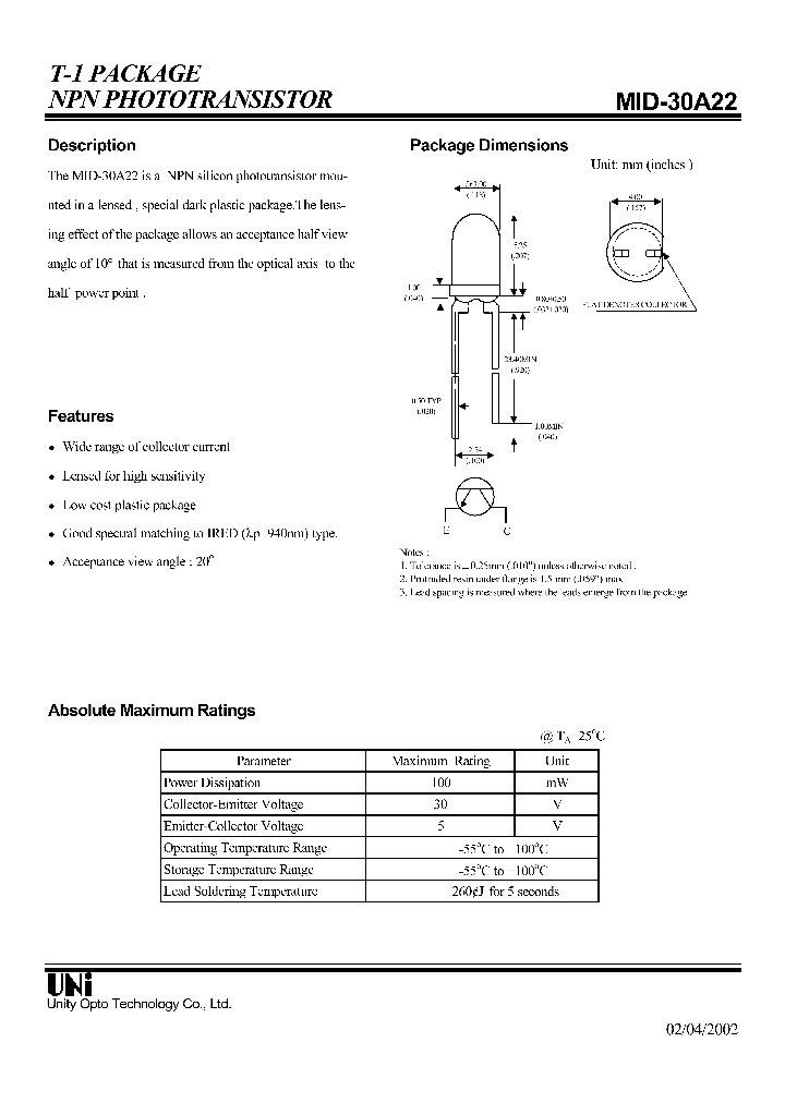 MID-30A22_1279538.PDF Datasheet