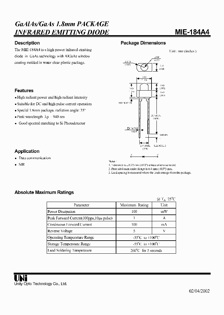 MIE-184A4_1279598.PDF Datasheet