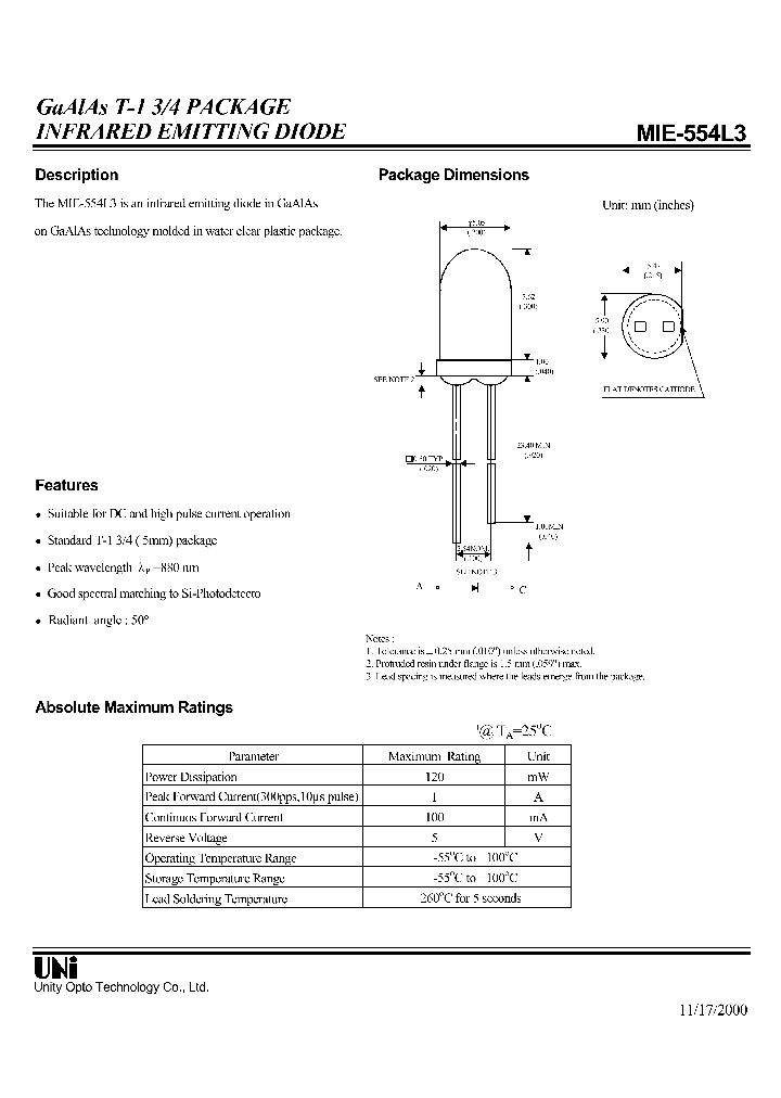 MIE-554L3_1279638.PDF Datasheet