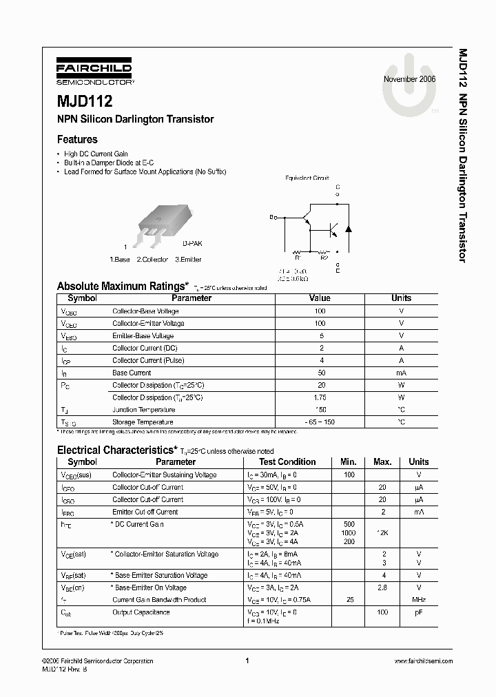 MJD11206_708294.PDF Datasheet