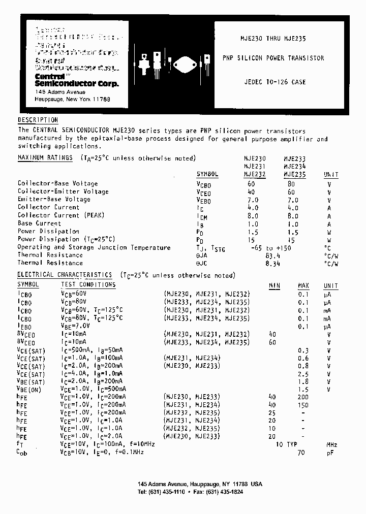 MJE235_1279973.PDF Datasheet