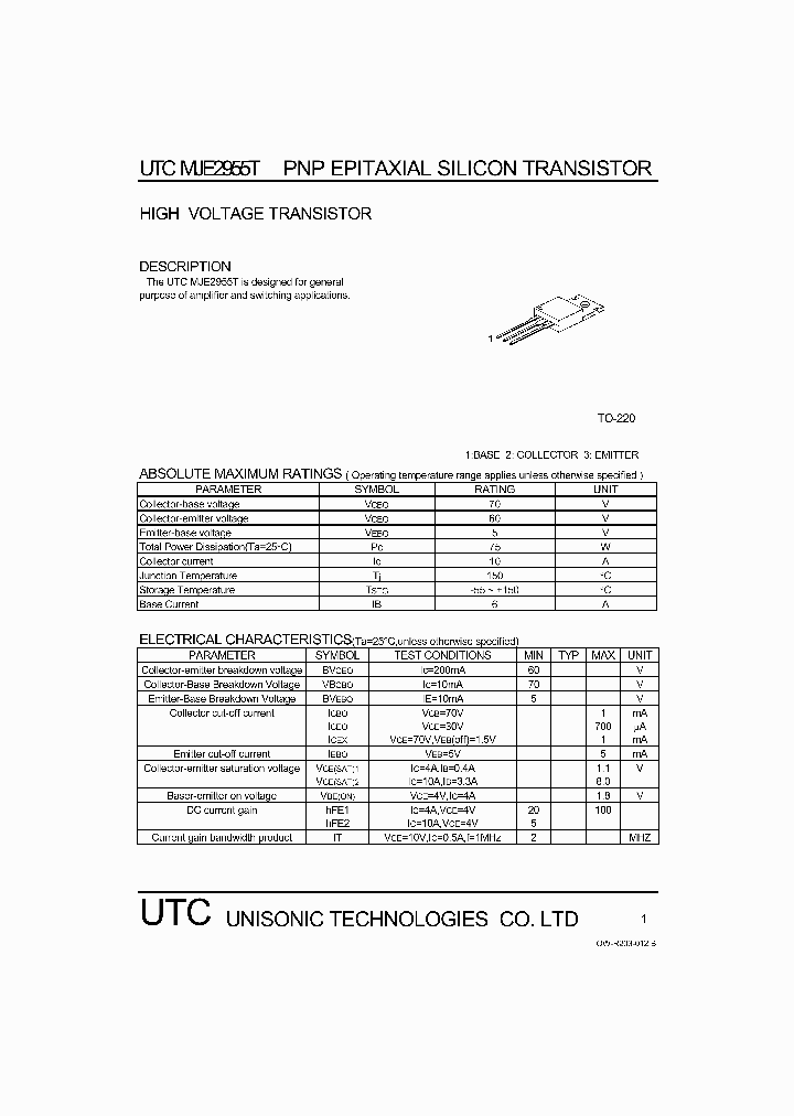 MJE2955T_1279984.PDF Datasheet