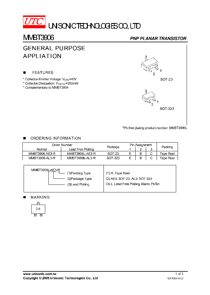 MMBT3906_1161654.PDF Datasheet