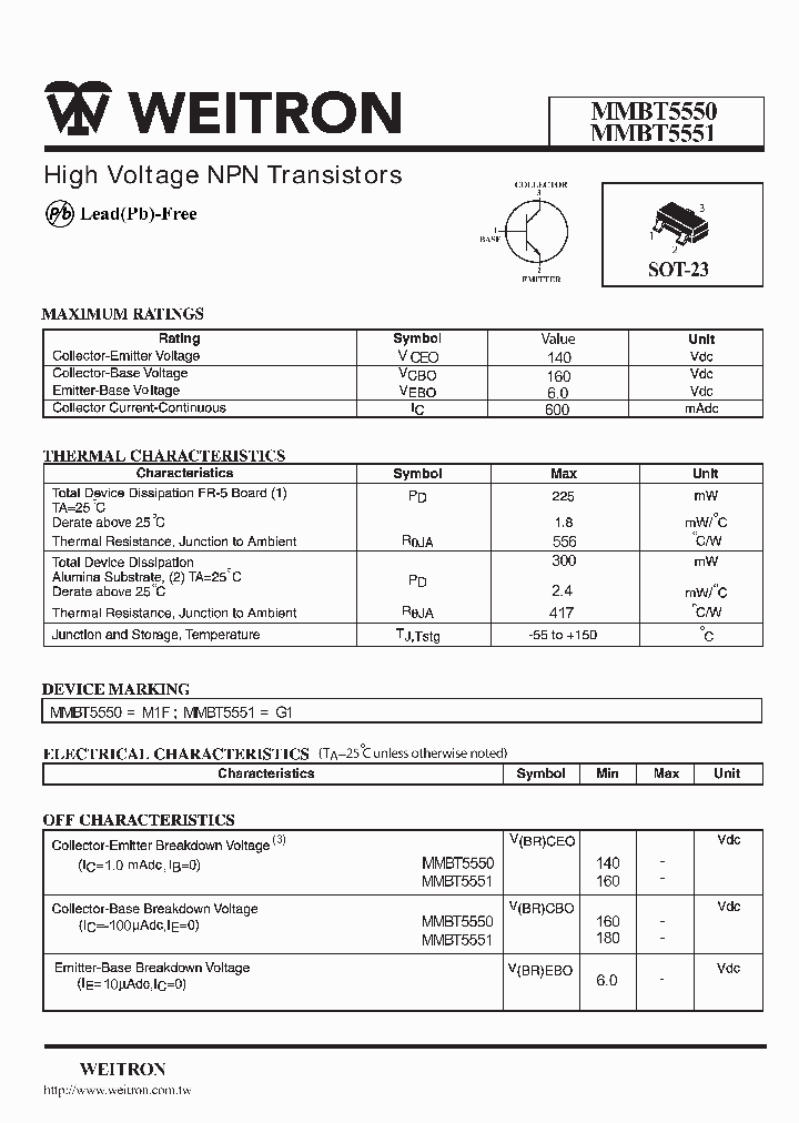 MMBT5550_1083071.PDF Datasheet