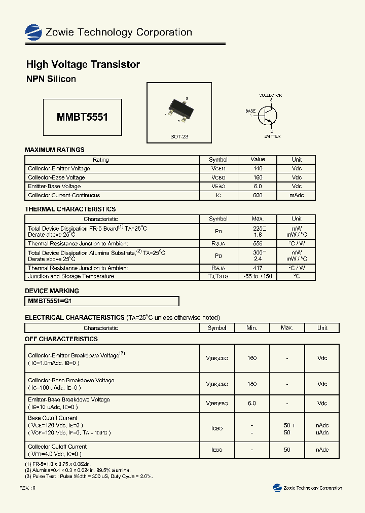 MMBT5551_1083075.PDF Datasheet