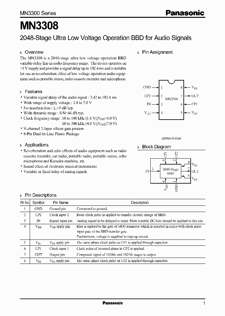 MN3308_1282004.PDF Datasheet