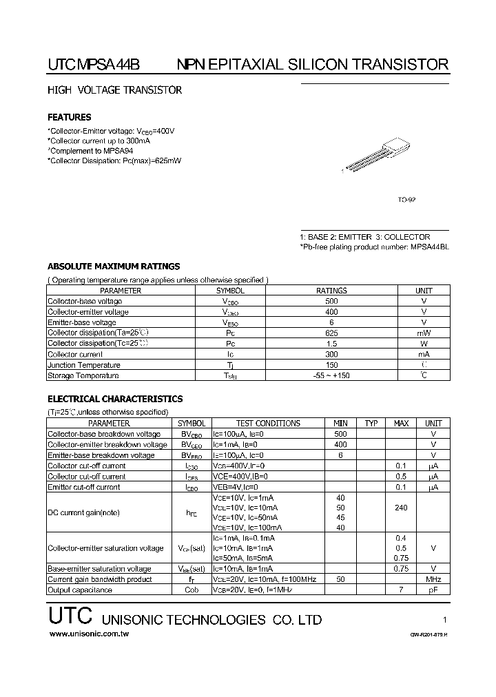 MPSA44B_1282803.PDF Datasheet