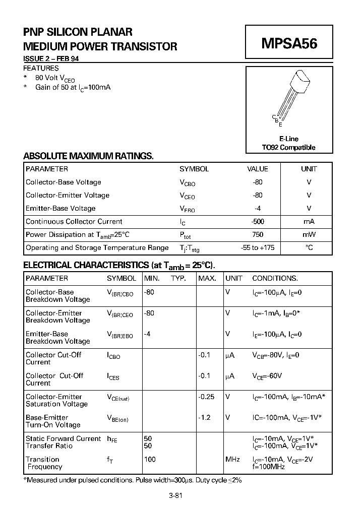 MPSA56_1126844.PDF Datasheet