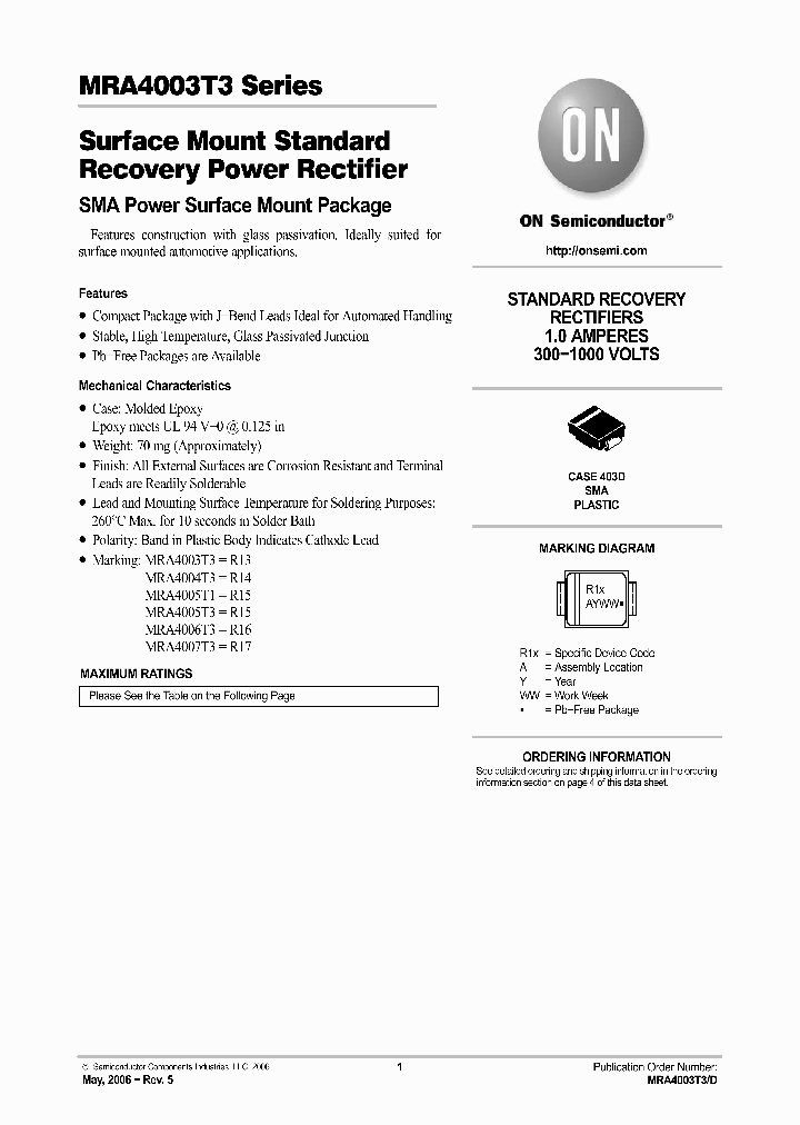 MRA4007T3G_1283378.PDF Datasheet