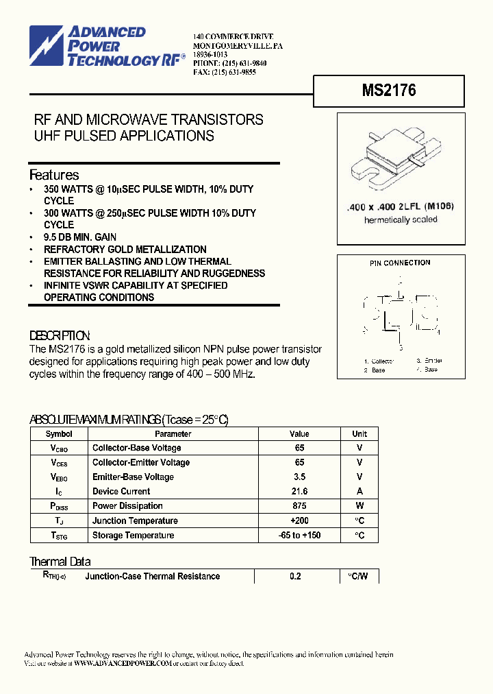 MS2176_1283817.PDF Datasheet