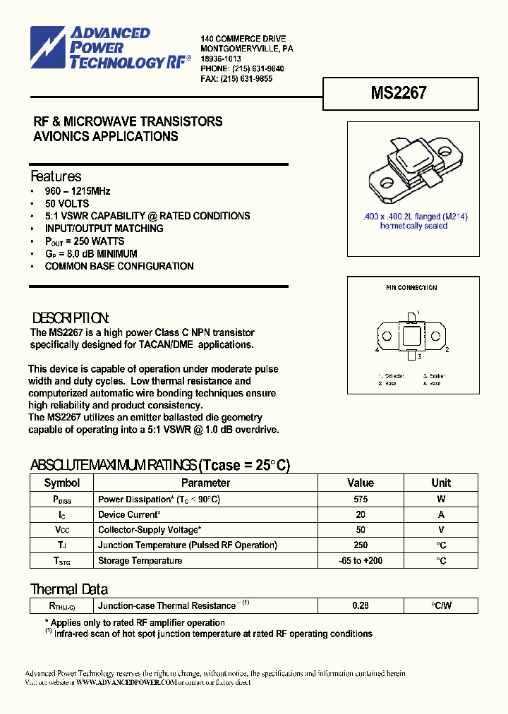 MS2267_1153984.PDF Datasheet