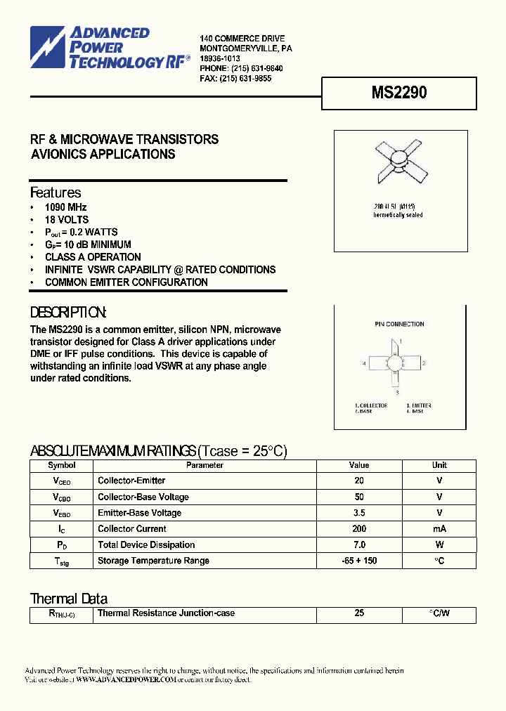 MS2290_1283827.PDF Datasheet