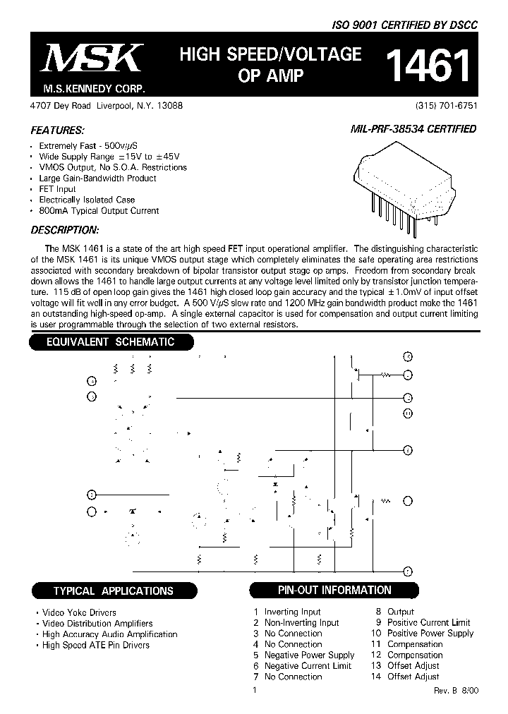 MSK1461B_1284347.PDF Datasheet