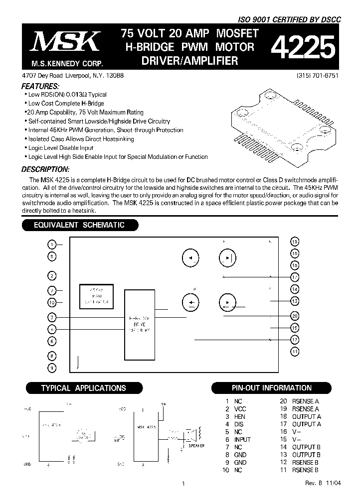 MSK4225U_1284386.PDF Datasheet