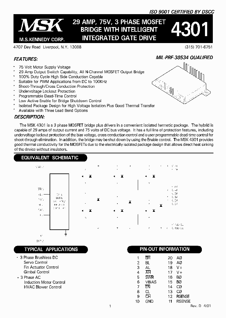 MSK4301U_1284393.PDF Datasheet