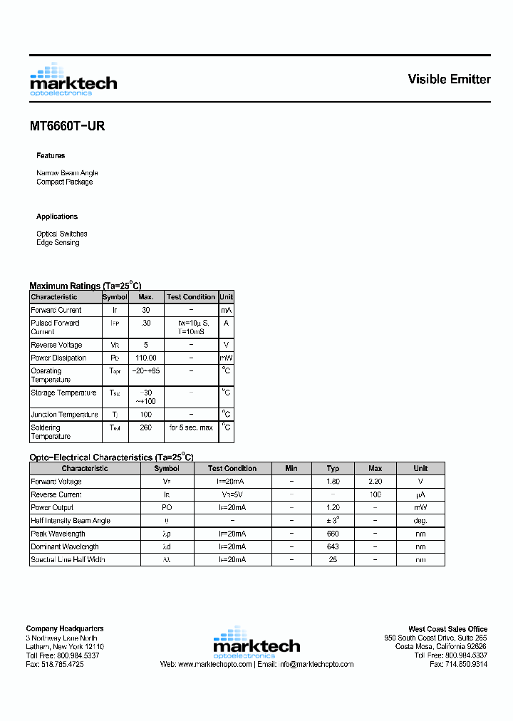 MT6660T-UR_1285232.PDF Datasheet