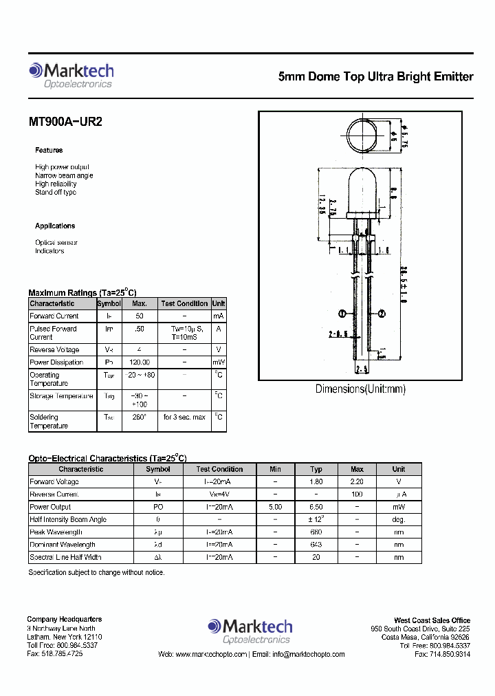 MT900A-UR2_1285347.PDF Datasheet