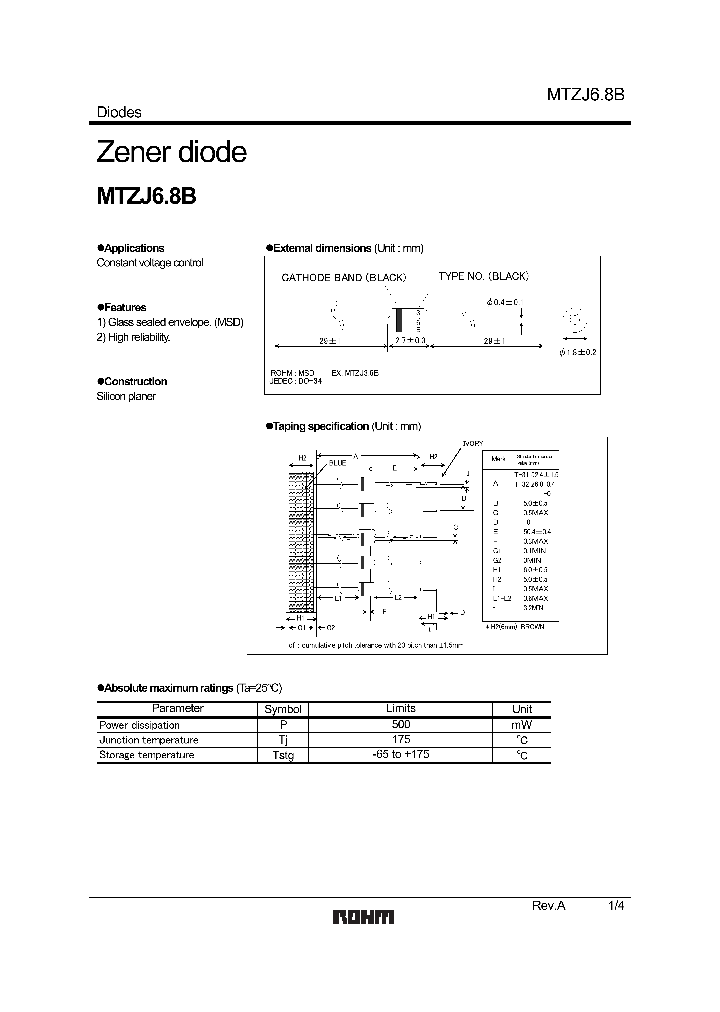 MTZJ91B_1286010.PDF Datasheet