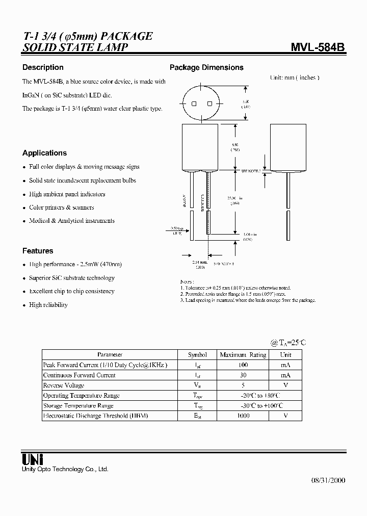 MVL-584B_1286407.PDF Datasheet