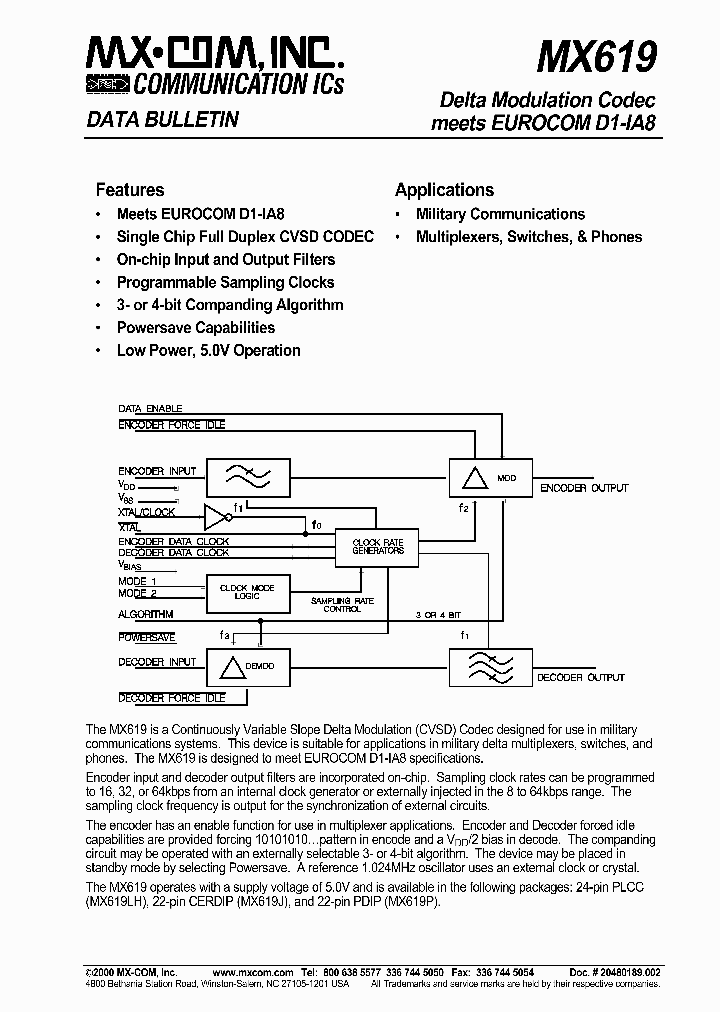 MX619J_1286743.PDF Datasheet