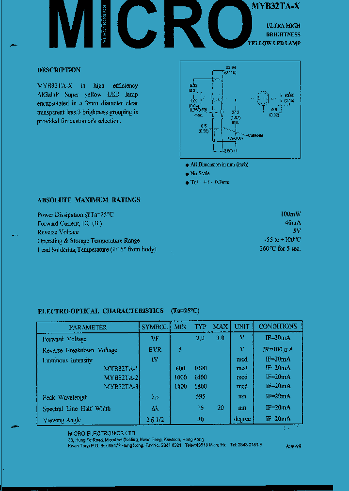 MYB32TA-X_1286955.PDF Datasheet