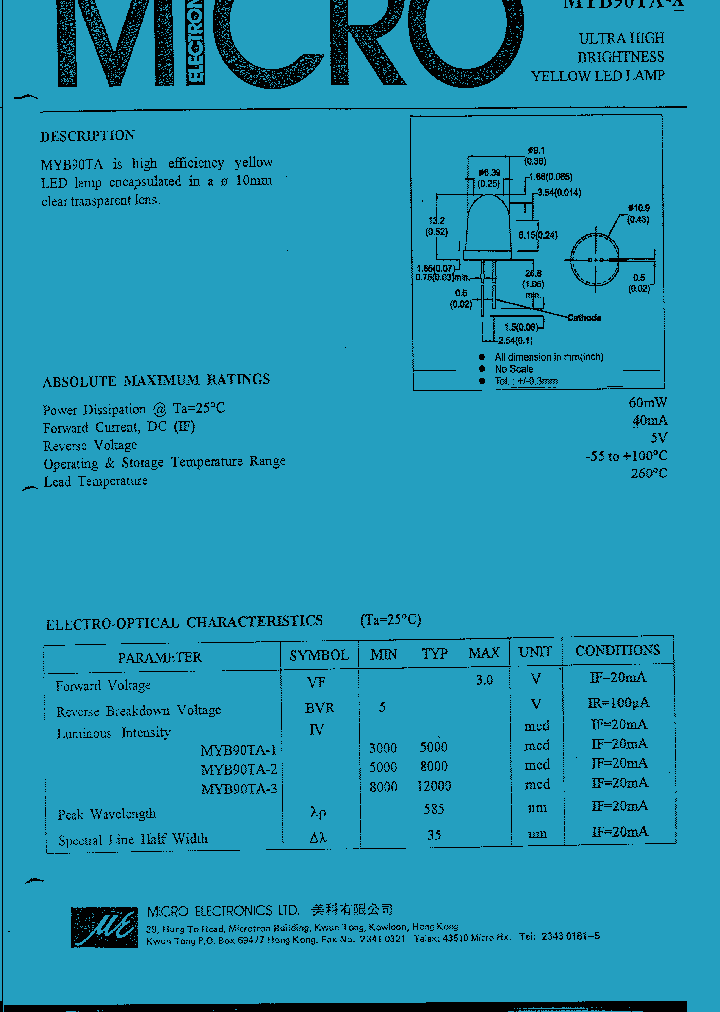 MYB90TA-3_1286987.PDF Datasheet