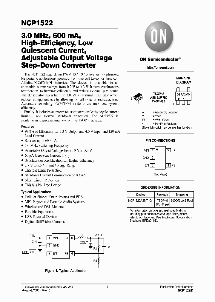 NCP1522_1173097.PDF Datasheet