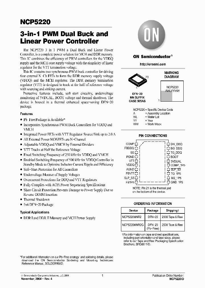 NCP5220MNR2_1109312.PDF Datasheet