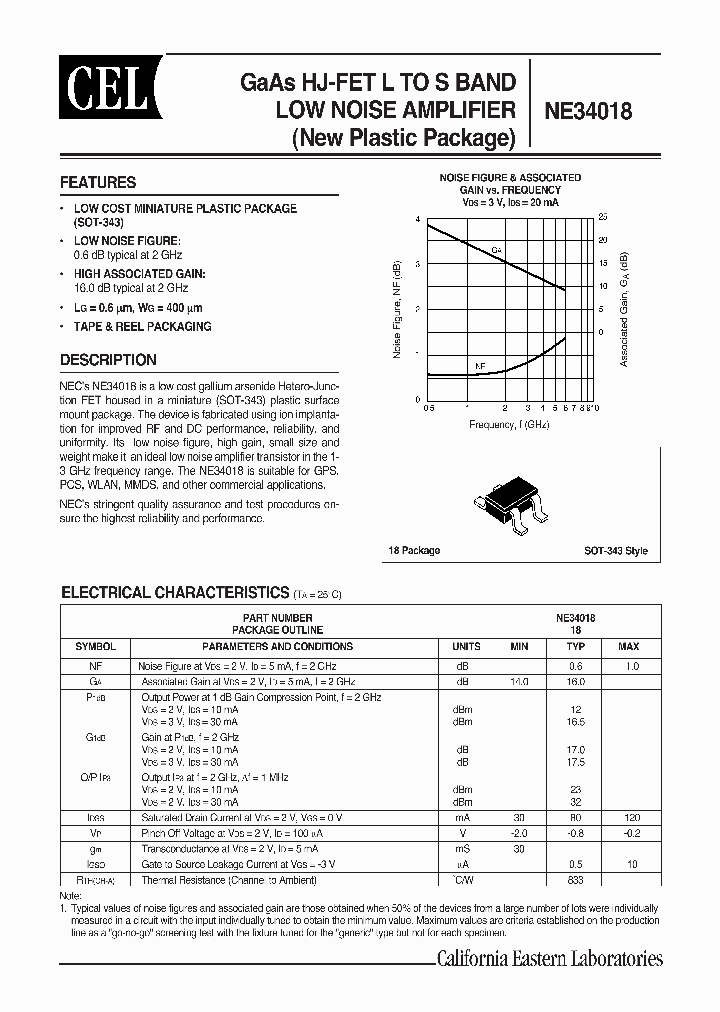 NE34018_1160748.PDF Datasheet