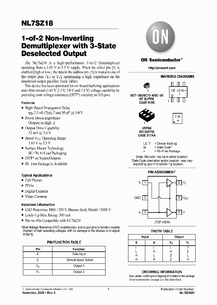 NL7SZ18MUR2G_1108430.PDF Datasheet