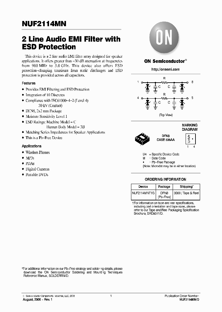 NUF2114MNT1G_1108659.PDF Datasheet