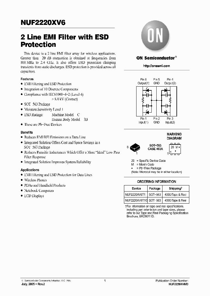 NUF2220XV6T1_1108628.PDF Datasheet