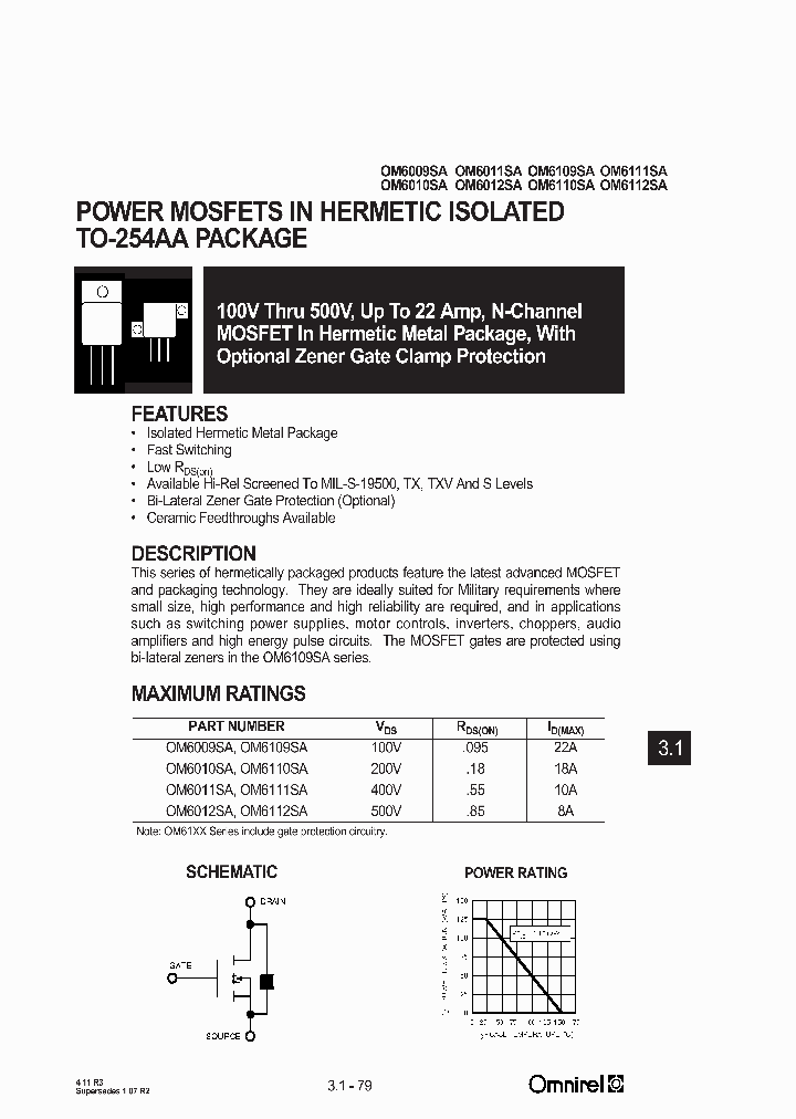 OM6009SA_1017965.PDF Datasheet