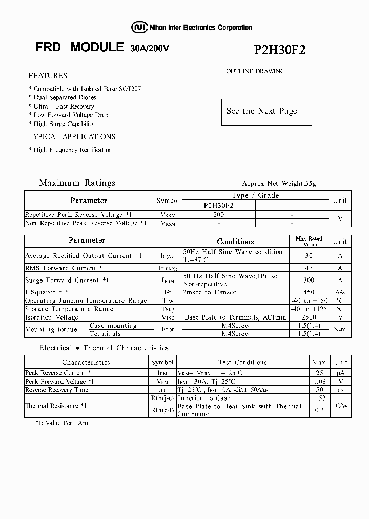 P2H30F2_1292876.PDF Datasheet