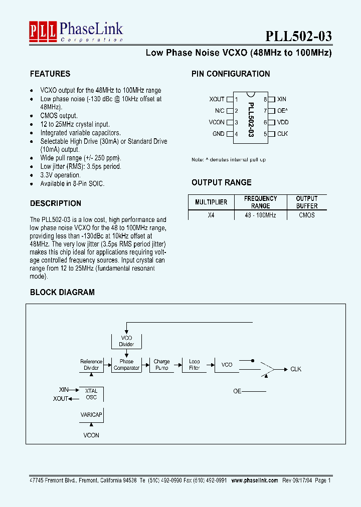 P502-03SC_1292991.PDF Datasheet