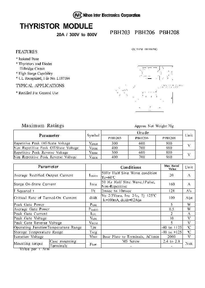 PBH208_1293685.PDF Datasheet