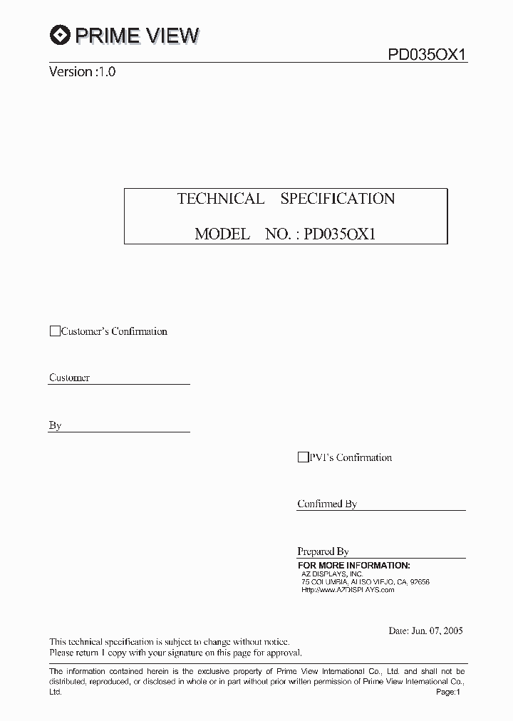 PD035OX1_1294536.PDF Datasheet