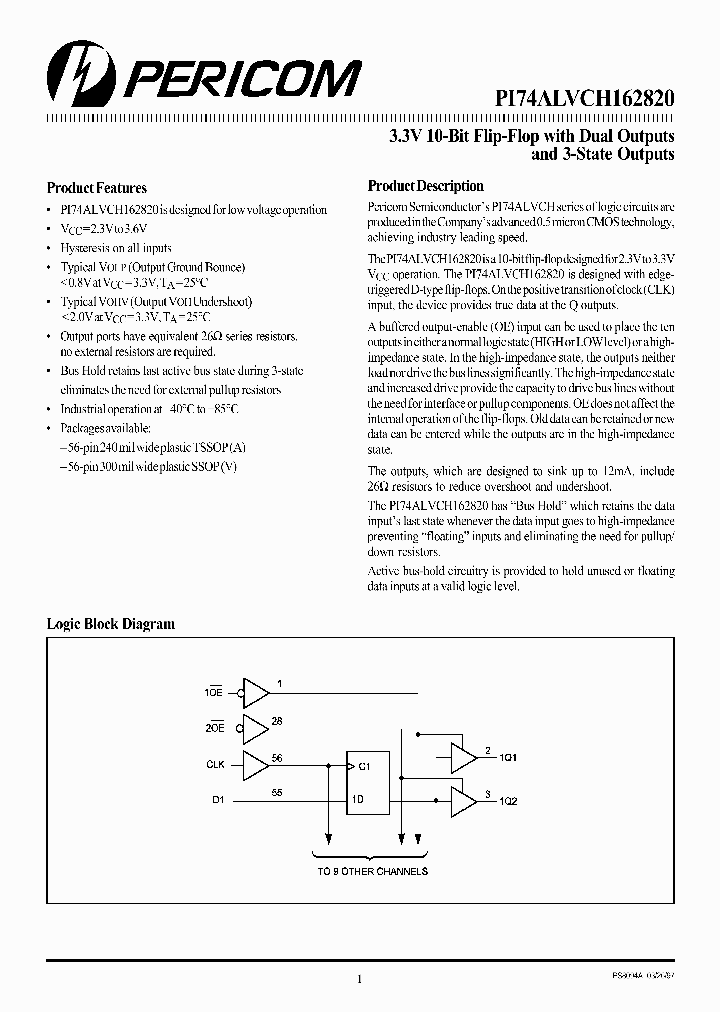 PI74ALVCH162820_1295946.PDF Datasheet