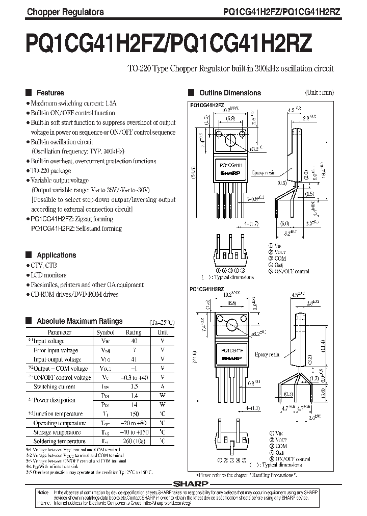 PQ1CG41H2RZ_1297326.PDF Datasheet