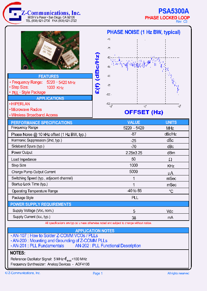 PSA5300A_1297784.PDF Datasheet