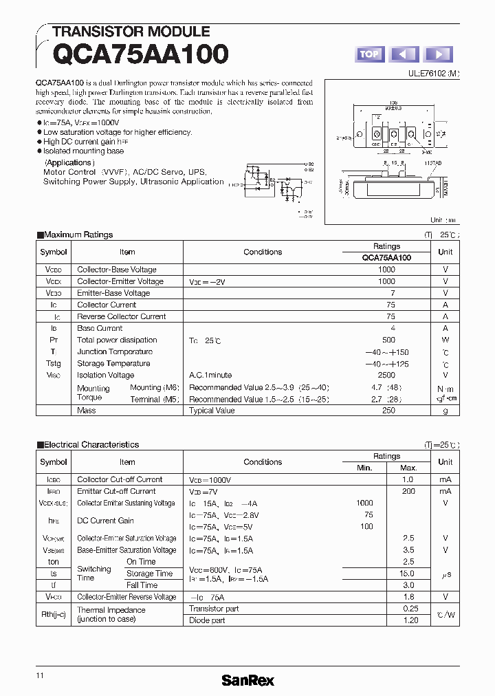 QCA75AA100_1299800.PDF Datasheet