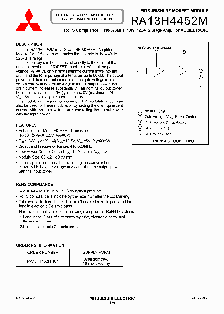 RA13H4452M06_1300580.PDF Datasheet