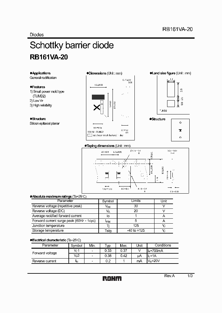 RB161VA-201_1300697.PDF Datasheet