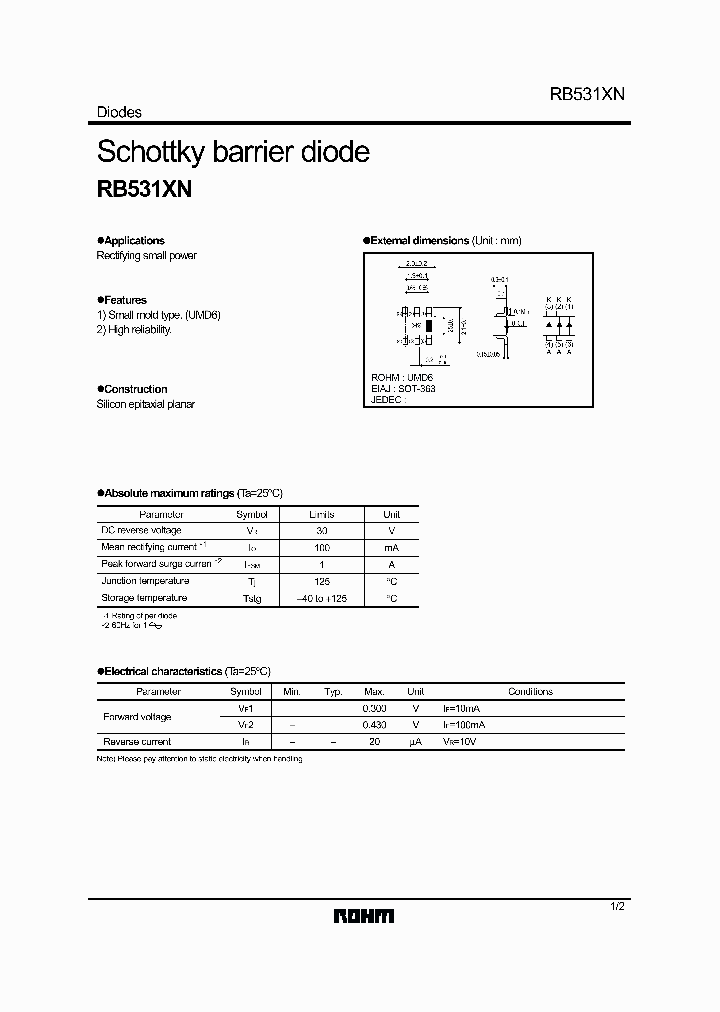 RB531XN_1300769.PDF Datasheet