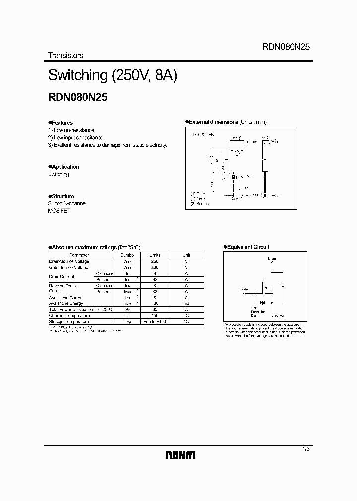 RDN080N25_1301020.PDF Datasheet