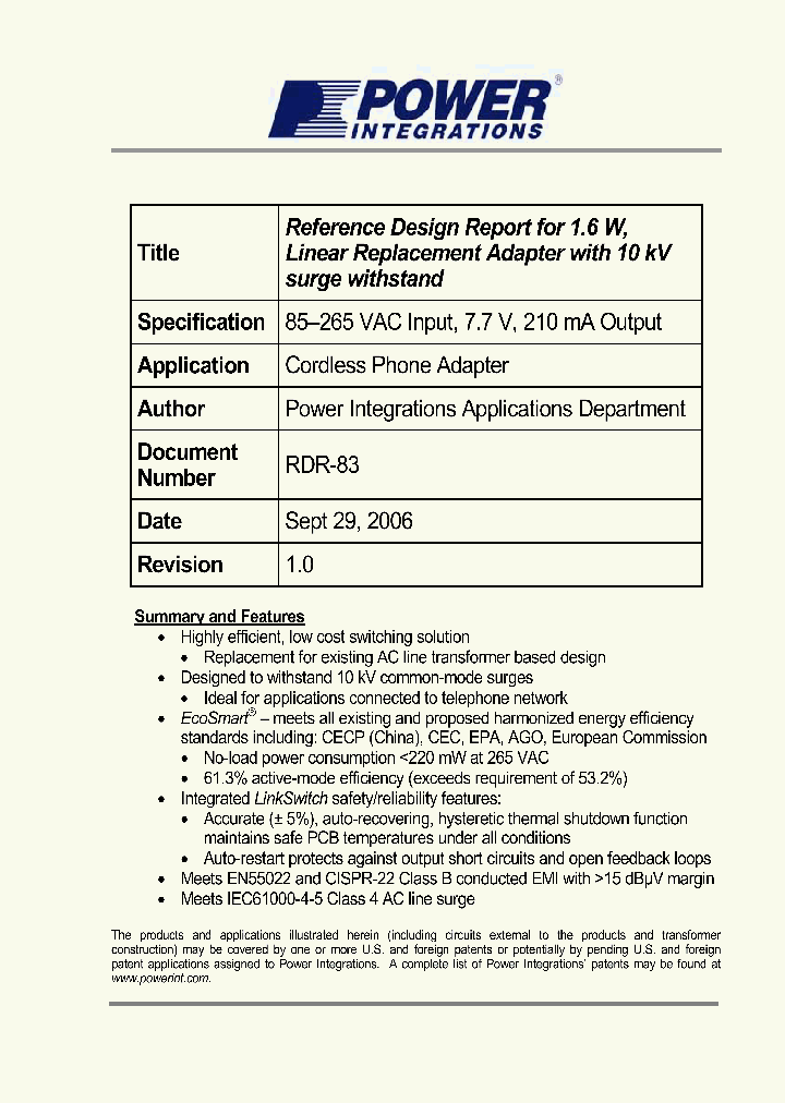 RDR-83_1301025.PDF Datasheet