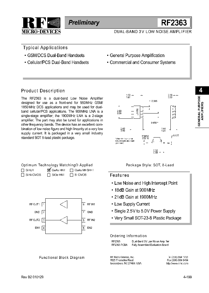 RF2363PCBA_1301328.PDF Datasheet