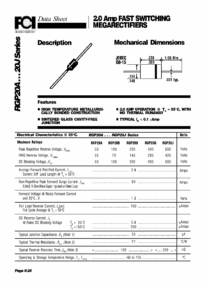 RGP20J_1301734.PDF Datasheet